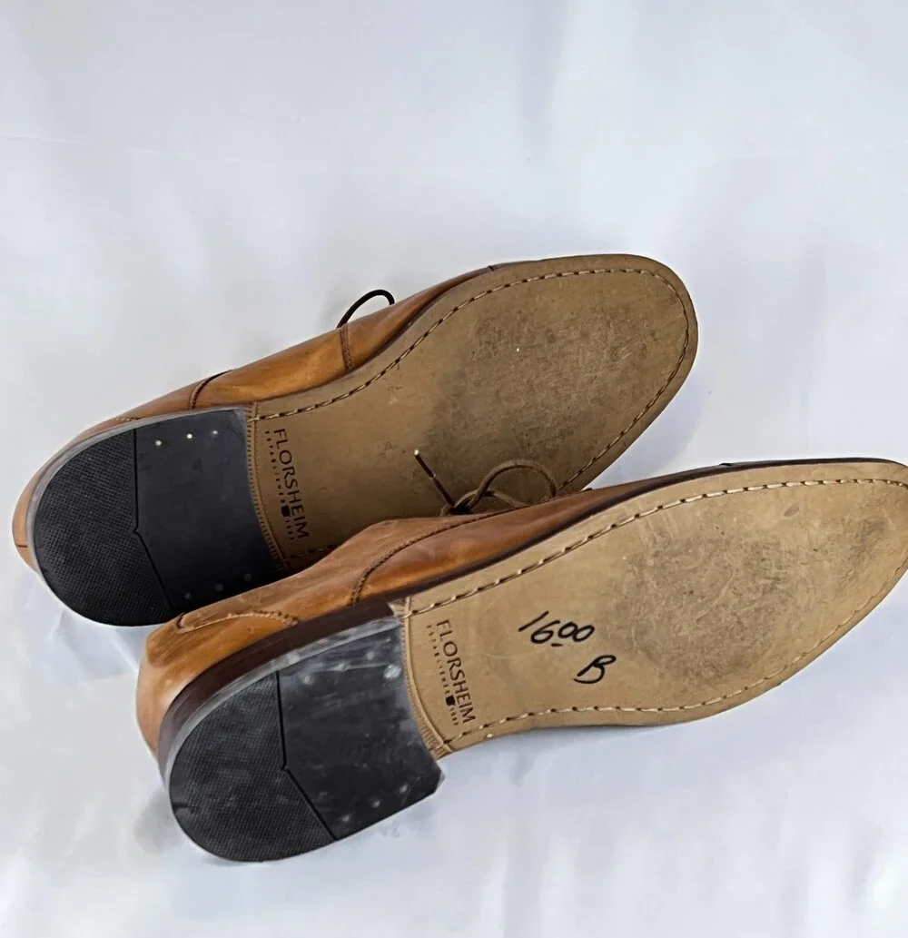 Florsheim Montinaro Oxford Dress Shoes Men's Size 12D Brown Leather 11738-257